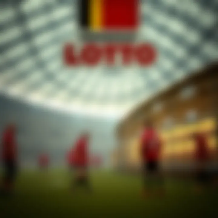 An artistic representation of the history of the Belgium Wednesday Lotto