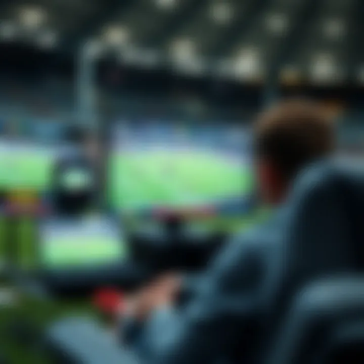 Different devices for viewing soccer matches