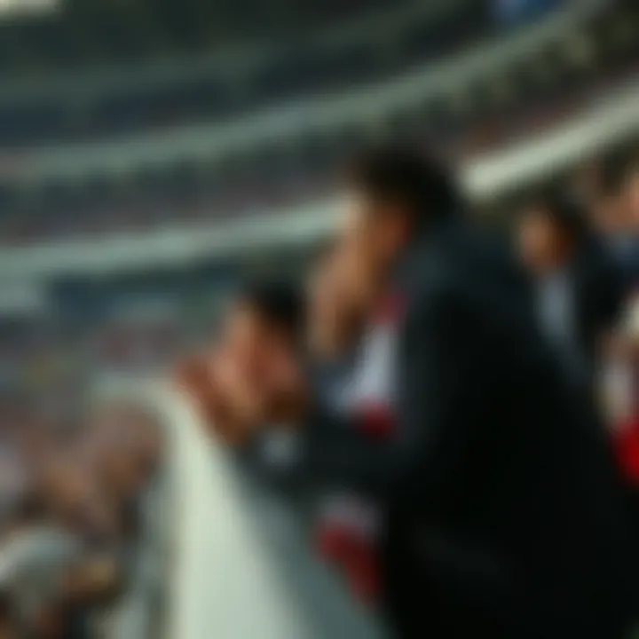 Fan engagement during a soccer game