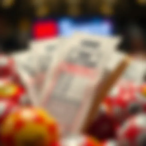 Symbolic representation of lottery tickets and odds