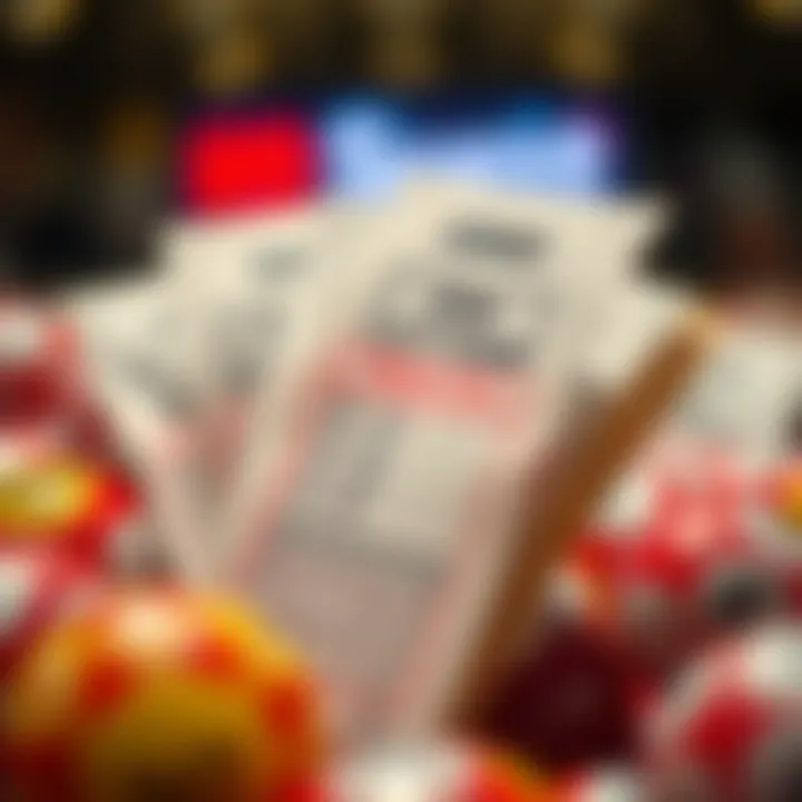 Symbolic representation of lottery tickets and odds