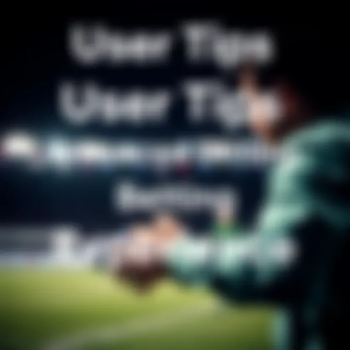 An informative visual presenting user tips for enhancing betting experiences