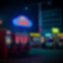 Conceptual illustration of online gaming platforms