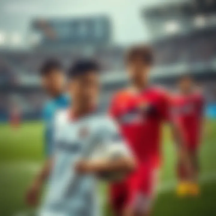 Infographic on popular Korean soccer teams