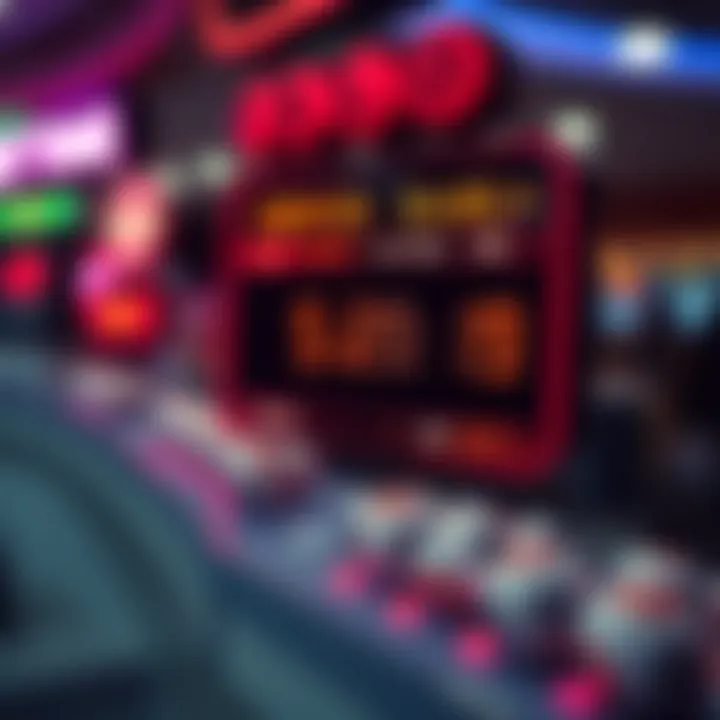 Graphical representation of real-time game progress in Powerball
