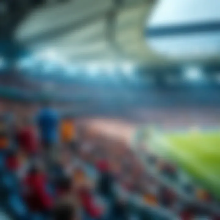 Stadium filled with enthusiastic fans