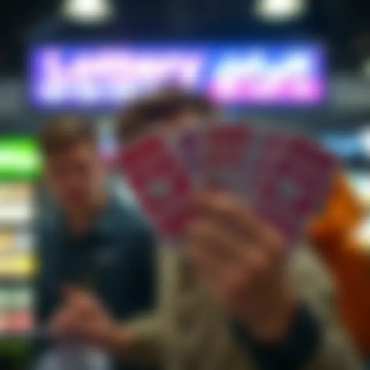 An illustration of various lottery tickets and their appeal